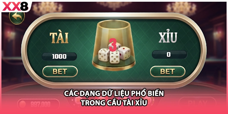Các dạng dữ liệu phổ biến trong cầu tài xỉu
