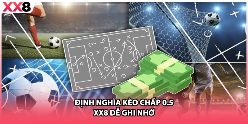 Định nghĩa kèo chấp 0.5 XX8 dễ ghi nhớ