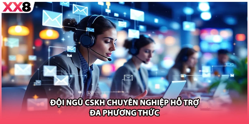 Đội ngũ CSKH chuyên nghiệp hỗ trợ đa phương thức