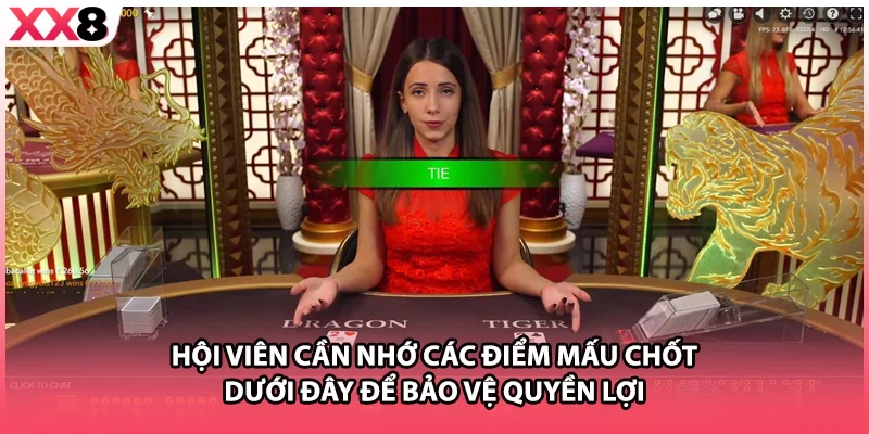 Hội viên cần nhớ các điểm mấu chốt dưới đây để bảo vệ quyền lợi