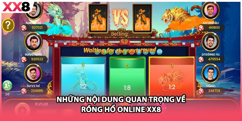 Những nội dung quan trọng về rồng hổ online XX8